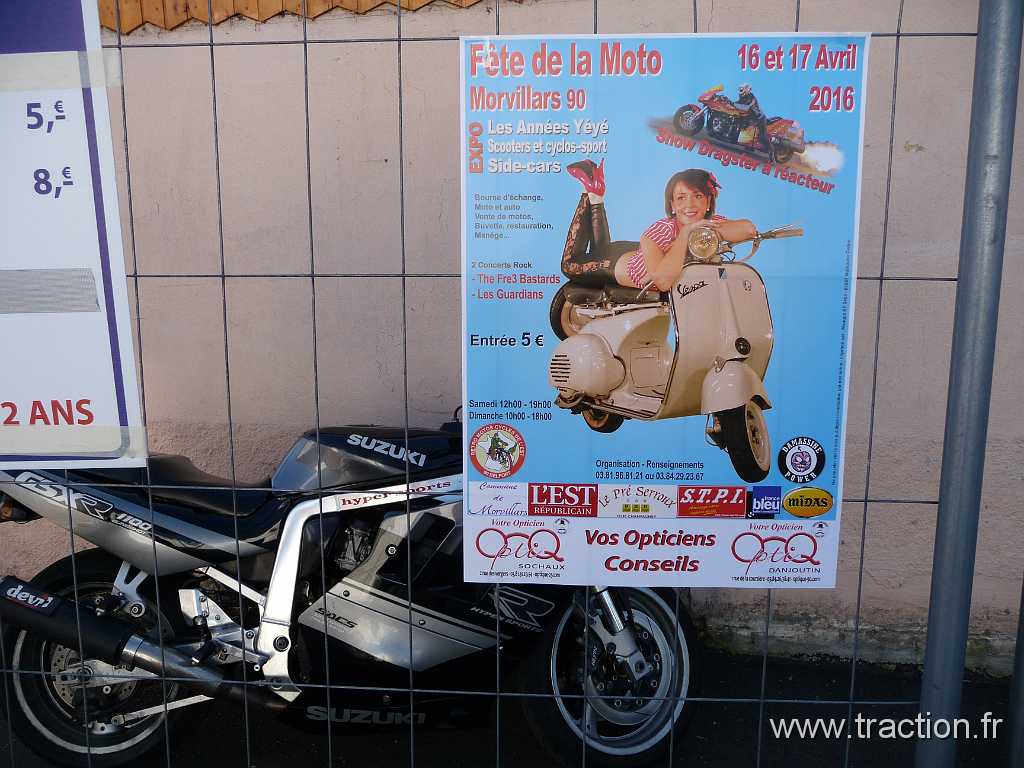 Vagney (33).JPG - 26/03/2016 - 88120 VAGNEY - 30ème bourse d'èchanges - Affiche de la Fête de la Moto à Morvillars 90